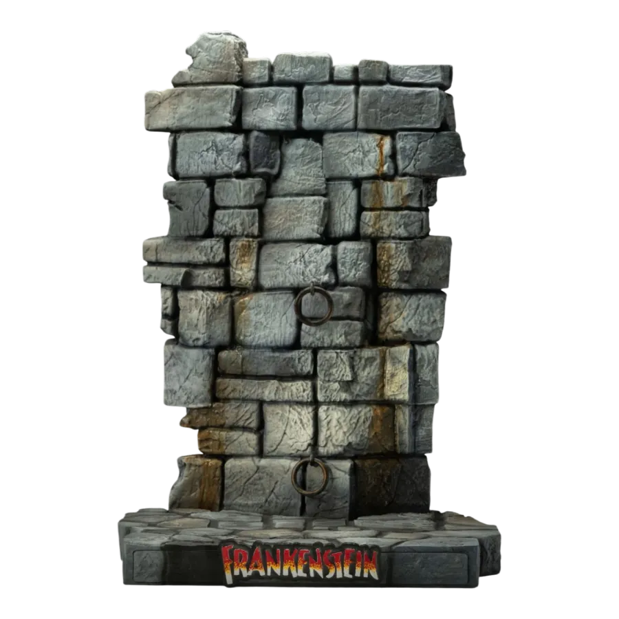 SDTUNI26954 Universal Monsters - Frankenstein's Castle Wall 1:6 Scale Diorama - SD Toys - Titan Pop Culture