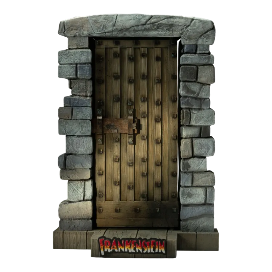 SDTUNI26955 Universal Monsters - Frankenstein's Cell Door 1:6 Scale Diorama - SD Toys - Titan Pop Culture