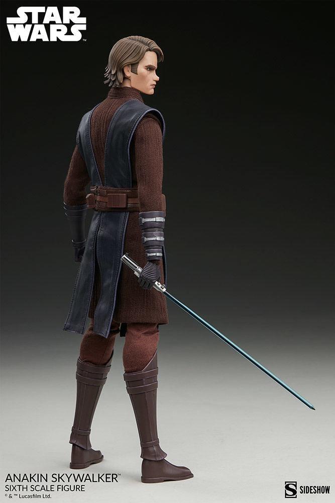 SID100462 Star Wars: Clone Wars - Anakin Skywalker 1:6 Scale 12" Action Figure - Sideshow Collectibles - Titan Pop Culture
