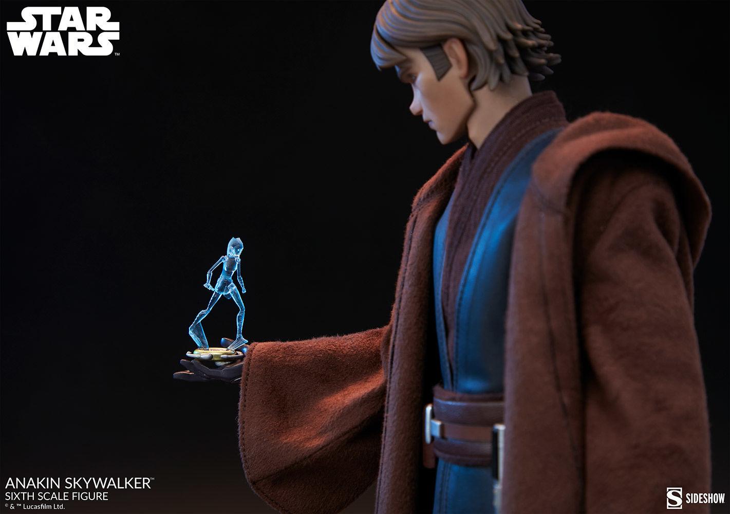 SID100462 Star Wars: Clone Wars - Anakin Skywalker 1:6 Scale 12" Action Figure - Sideshow Collectibles - Titan Pop Culture