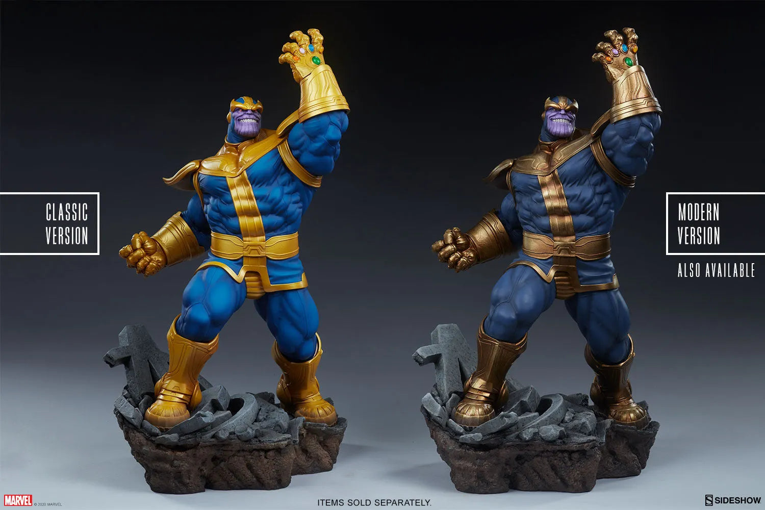 SID200570 Marvel Comics - Thanos Classic Statue - Sideshow Collectibles - Titan Pop Culture