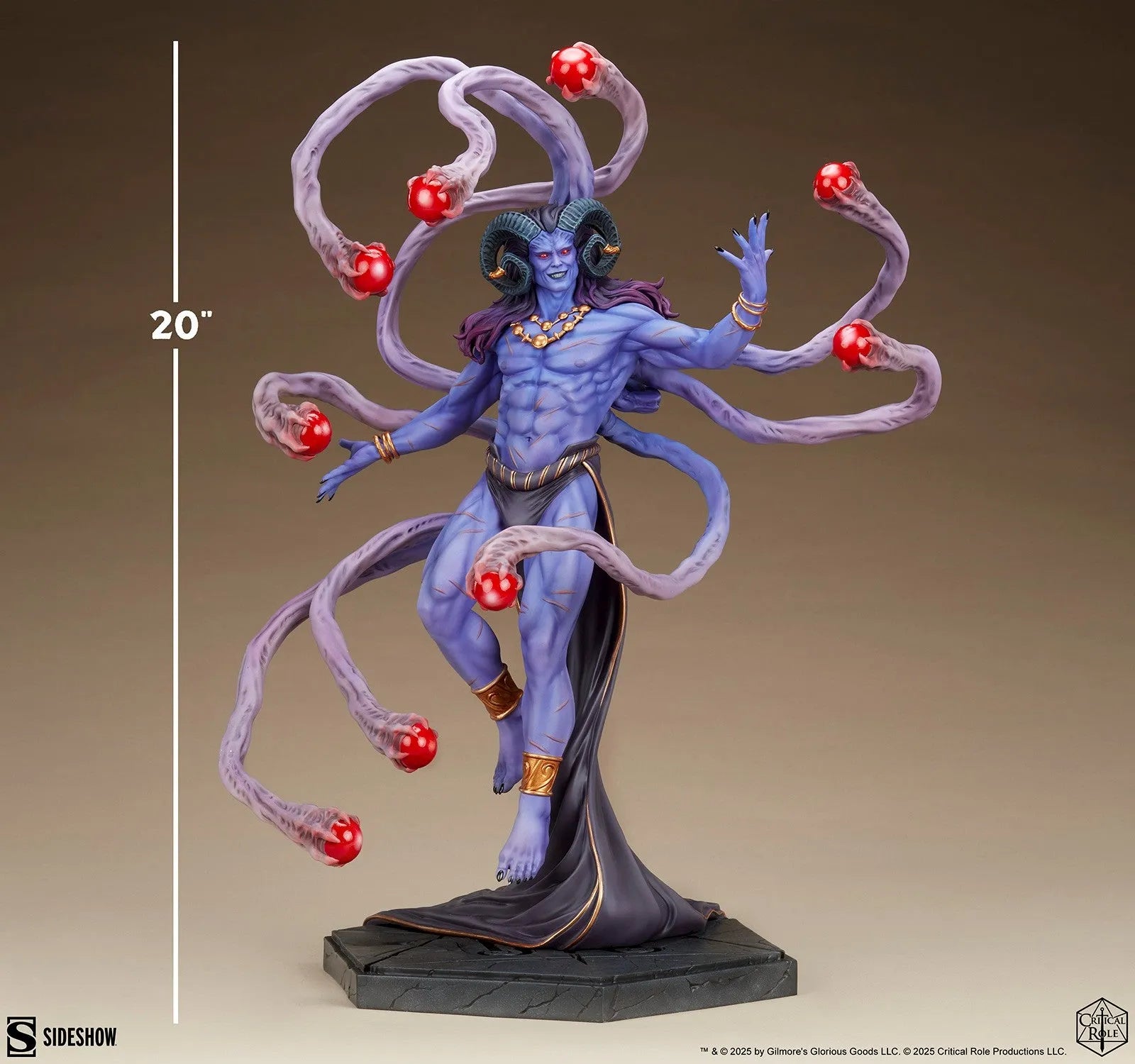 SID200673 Critical Role - Lucien the Neosomnovem (Mighty Nein) Statue - Sideshow Collectibles - Titan Pop Culture