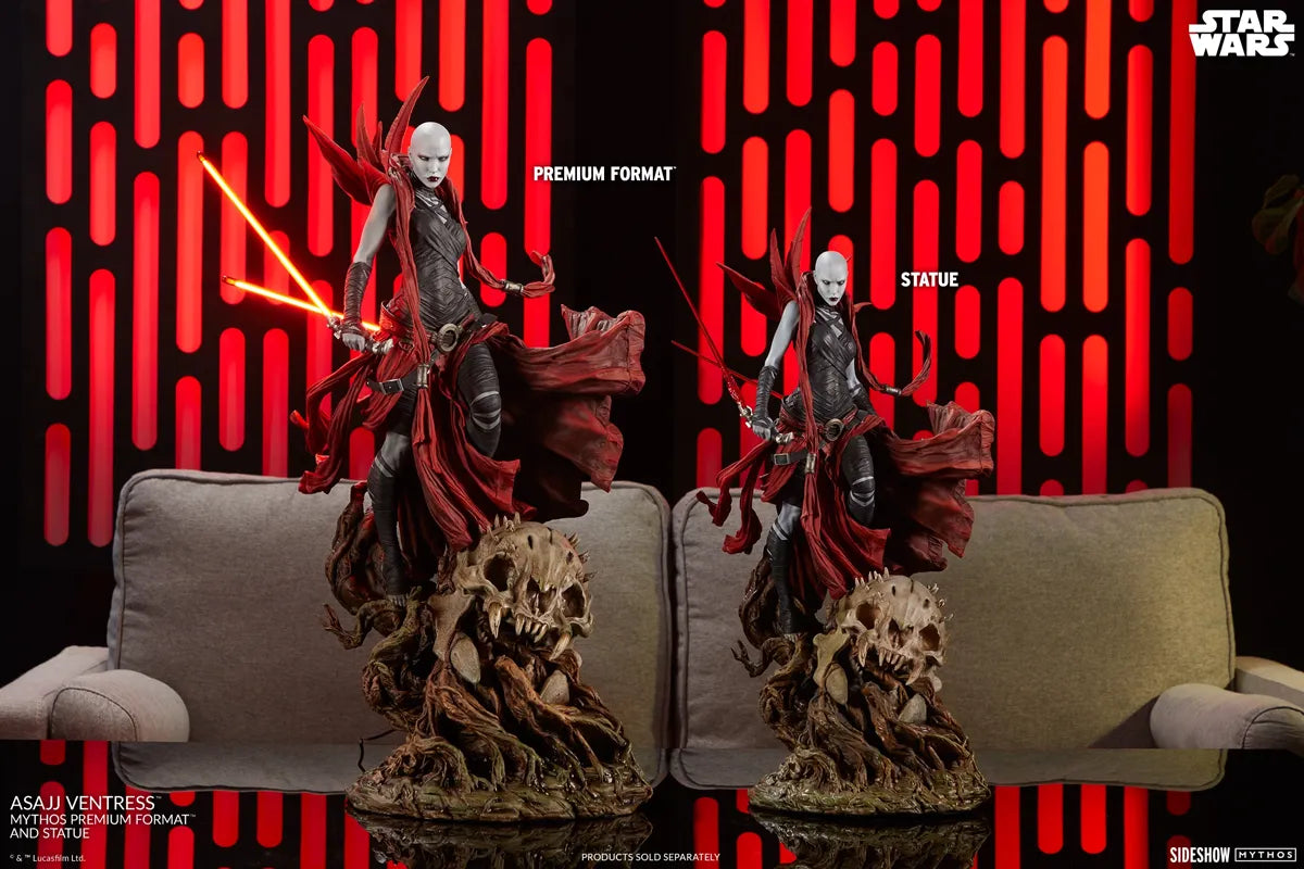 SID3002353 Star Wars - Asajj Ventress Premium Format Statue - Sideshow Collectibles - Titan Pop Culture