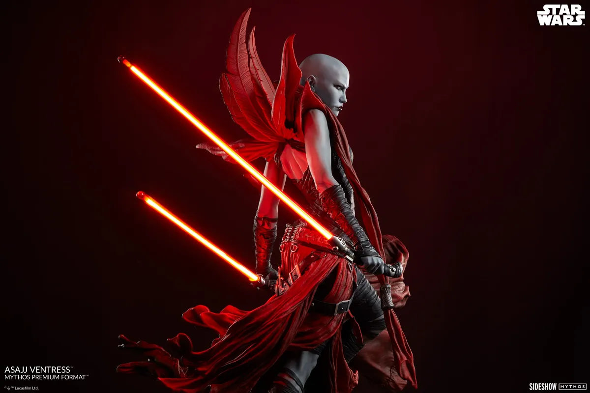 SID3002353 Star Wars - Asajj Ventress Premium Format Statue - Sideshow Collectibles - Titan Pop Culture