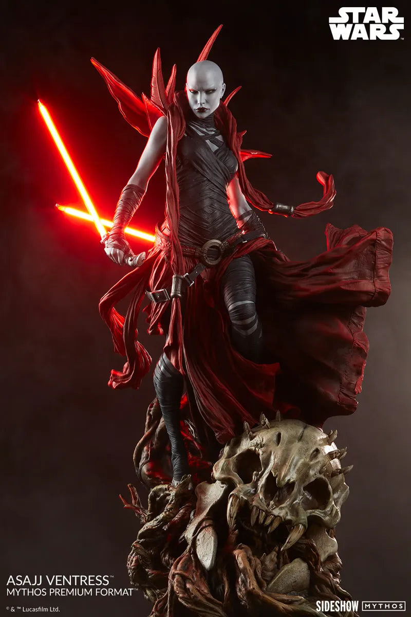 SID3002353 Star Wars - Asajj Ventress Premium Format Statue - Sideshow Collectibles - Titan Pop Culture