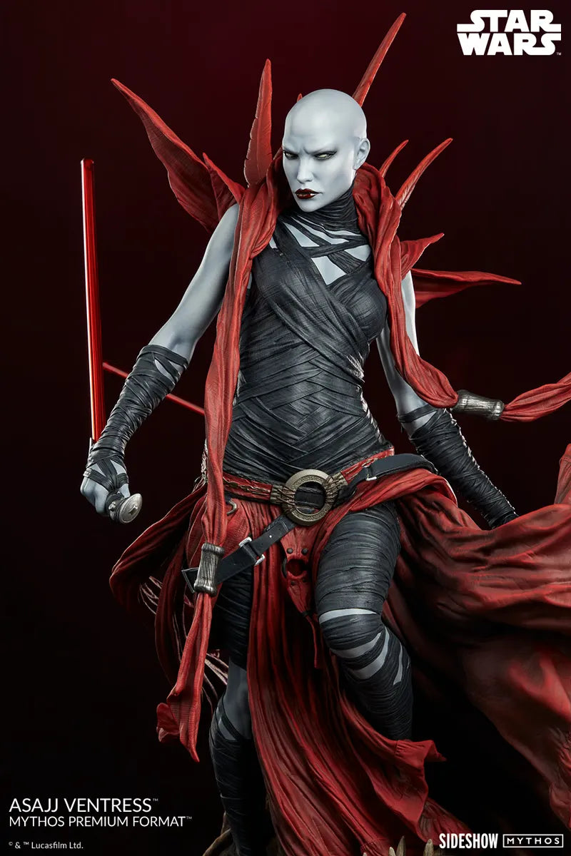 SID3002353 Star Wars - Asajj Ventress Premium Format Statue - Sideshow Collectibles - Titan Pop Culture