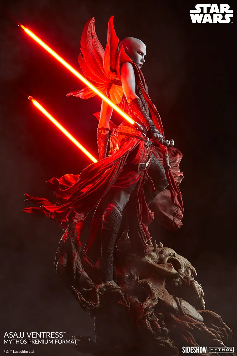 SID3002353 Star Wars - Asajj Ventress Premium Format Statue - Sideshow Collectibles - Titan Pop Culture