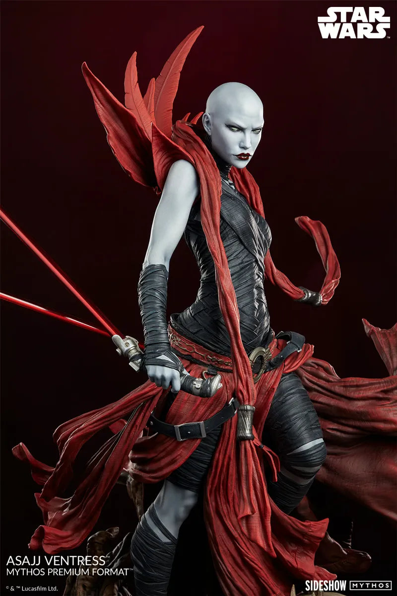 SID3002353 Star Wars - Asajj Ventress Premium Format Statue - Sideshow Collectibles - Titan Pop Culture