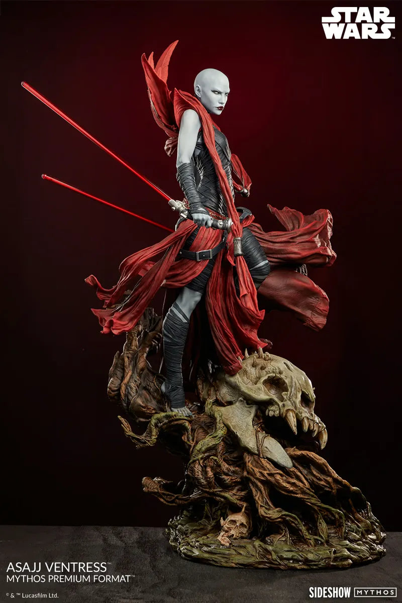SID3002353 Star Wars - Asajj Ventress Premium Format Statue - Sideshow Collectibles - Titan Pop Culture
