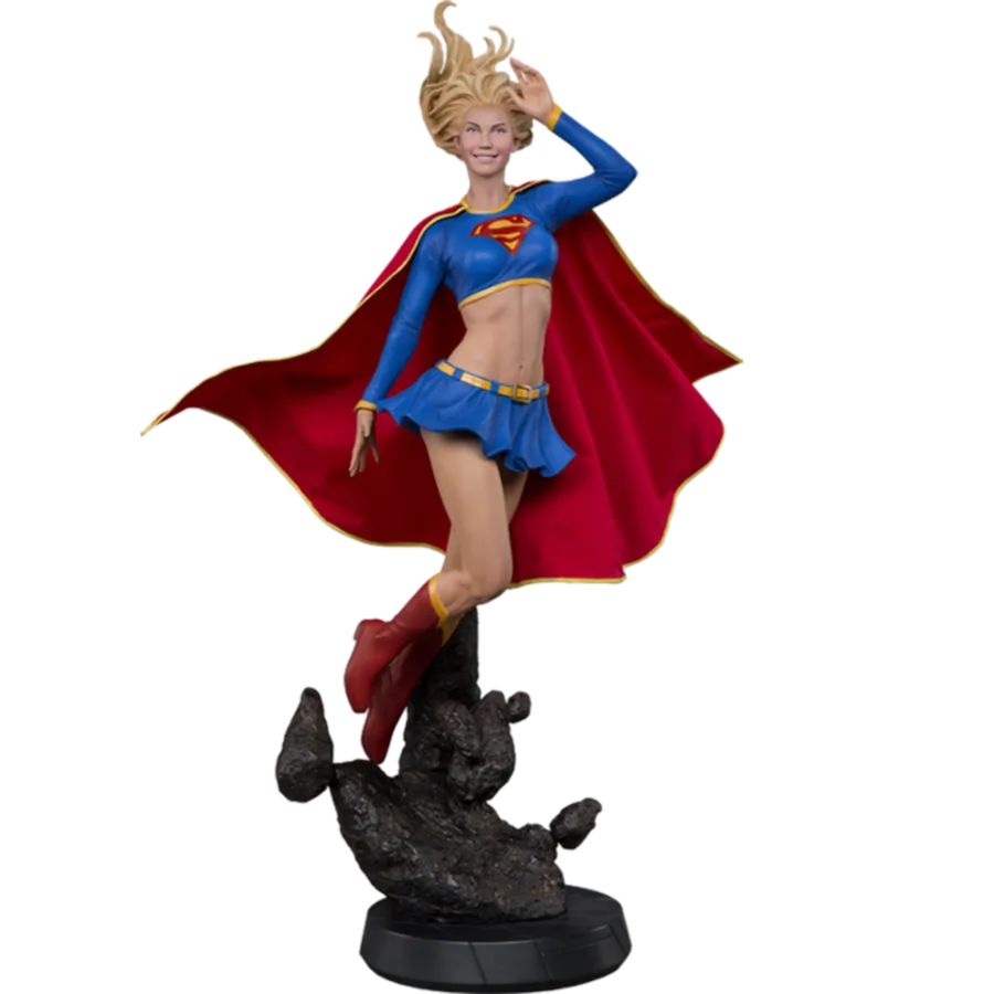 SID300264 Superman - Supergirl Premium Format 1:4 Scale Statue - Sideshow Collectibles - Titan Pop Culture
