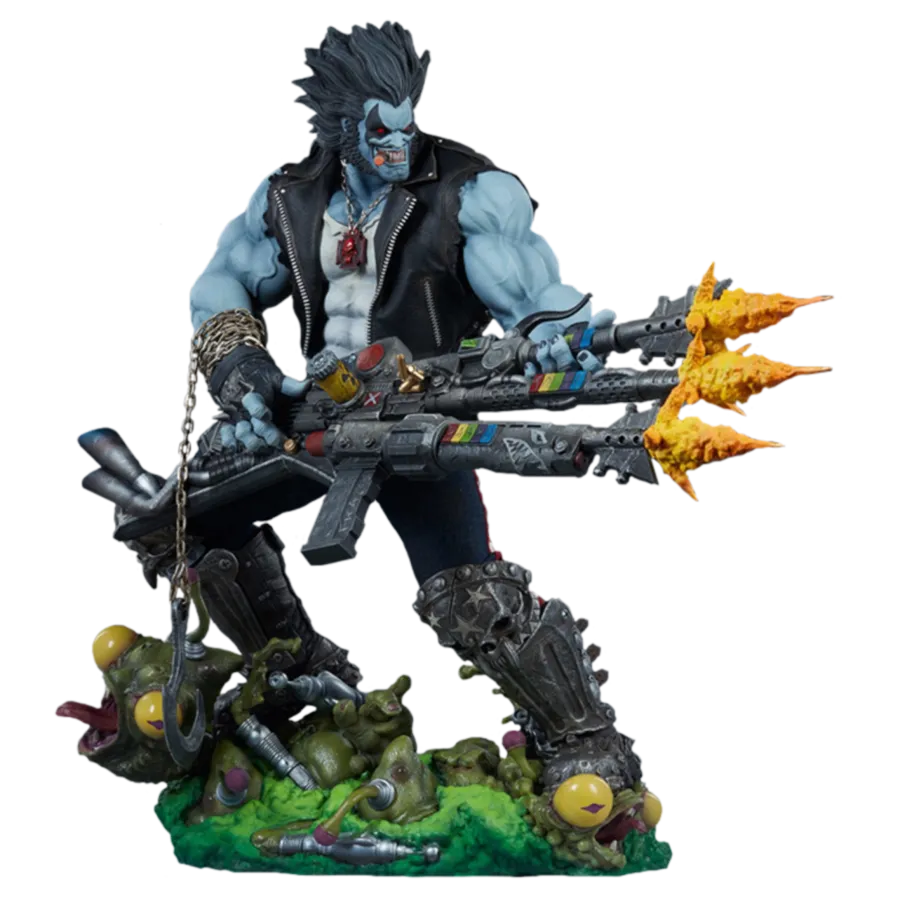 SID300682 DC Comics - Lobo Maquette - Sideshow Collectibles - Titan Pop Culture