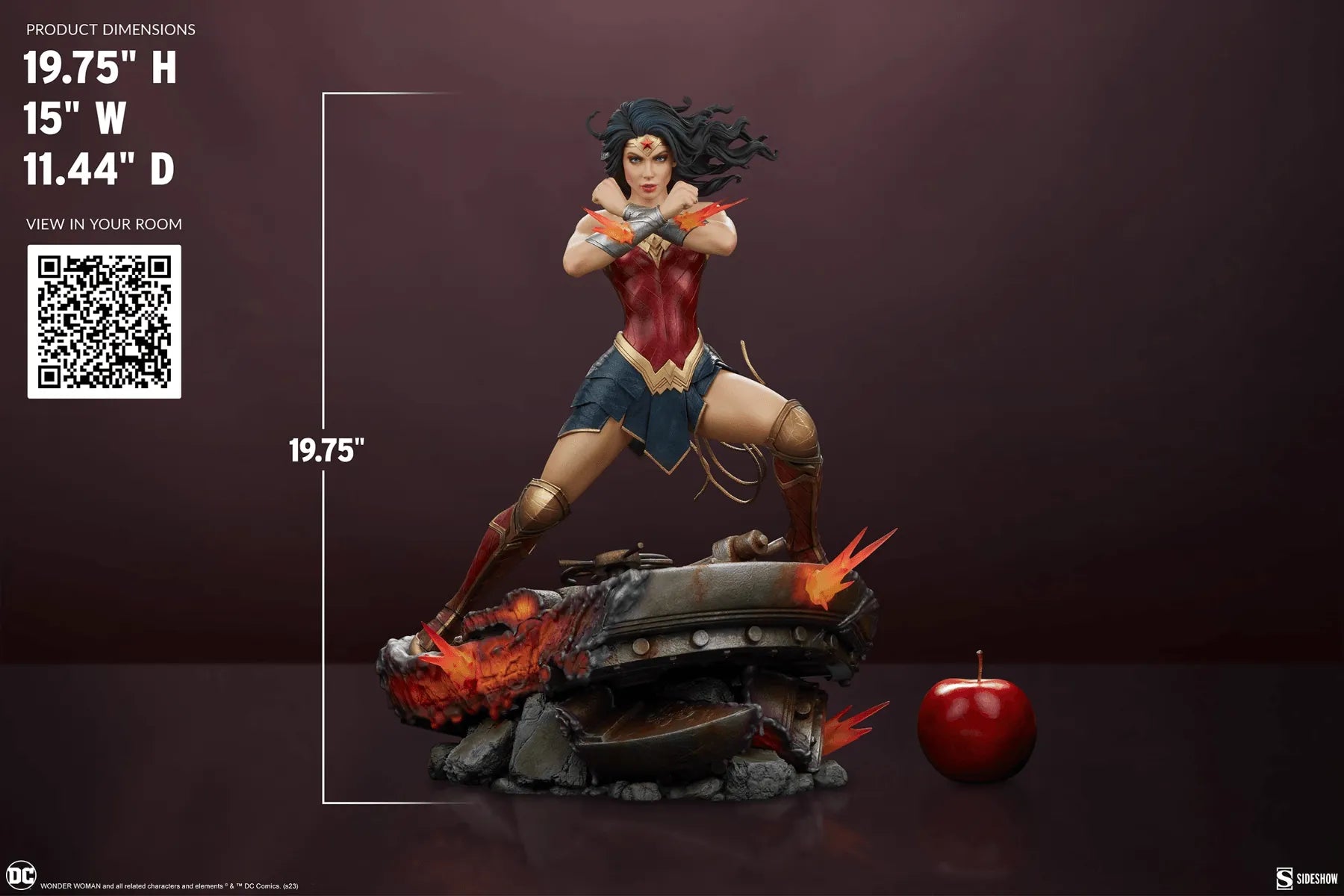 SID300817 Wonder Woman - Saving The Day Premium Format Statue - Sideshow Collectibles - Titan Pop Culture