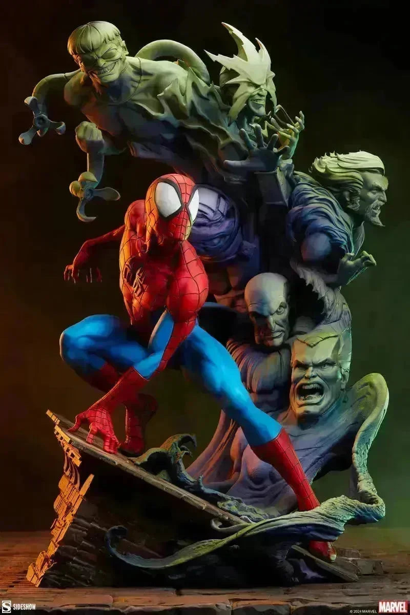 SID300850 Spider-Man - Spider-Man & Foes Premium Format Statue - Sideshow Collectibles - Titan Pop Culture