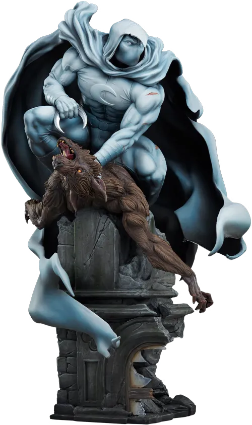 SID300877 Marvel - Moon Knight Premium Format Statue - Sideshow Collectibles - Titan Pop Culture