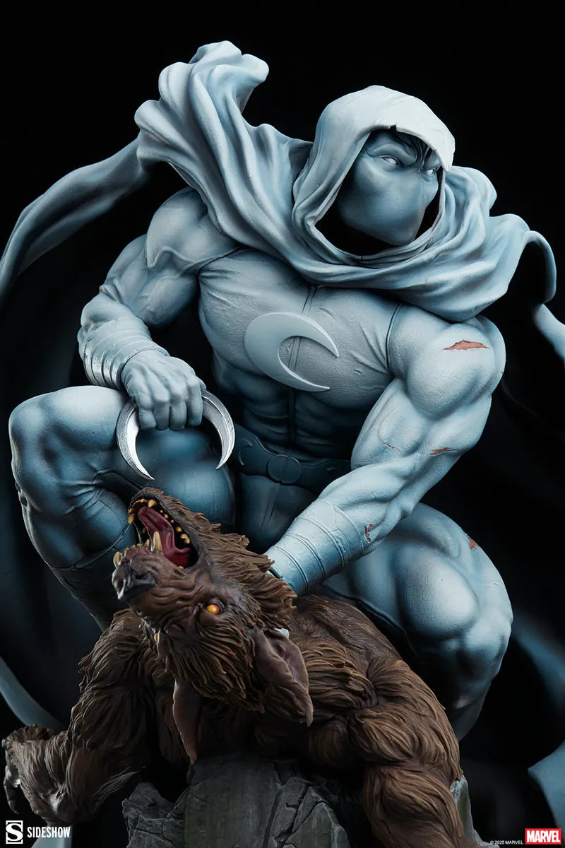 SID300877 Marvel - Moon Knight Premium Format Statue - Sideshow Collectibles - Titan Pop Culture