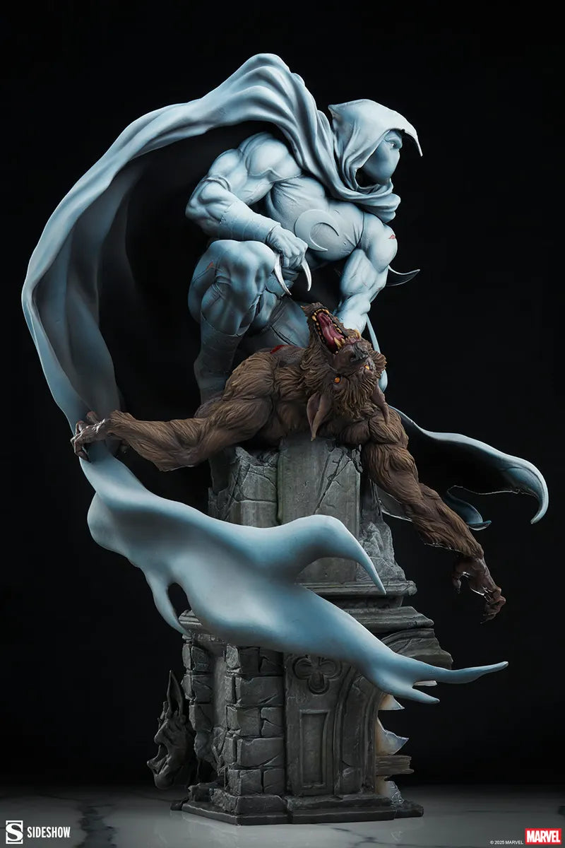 SID300877 Marvel - Moon Knight Premium Format Statue - Sideshow Collectibles - Titan Pop Culture