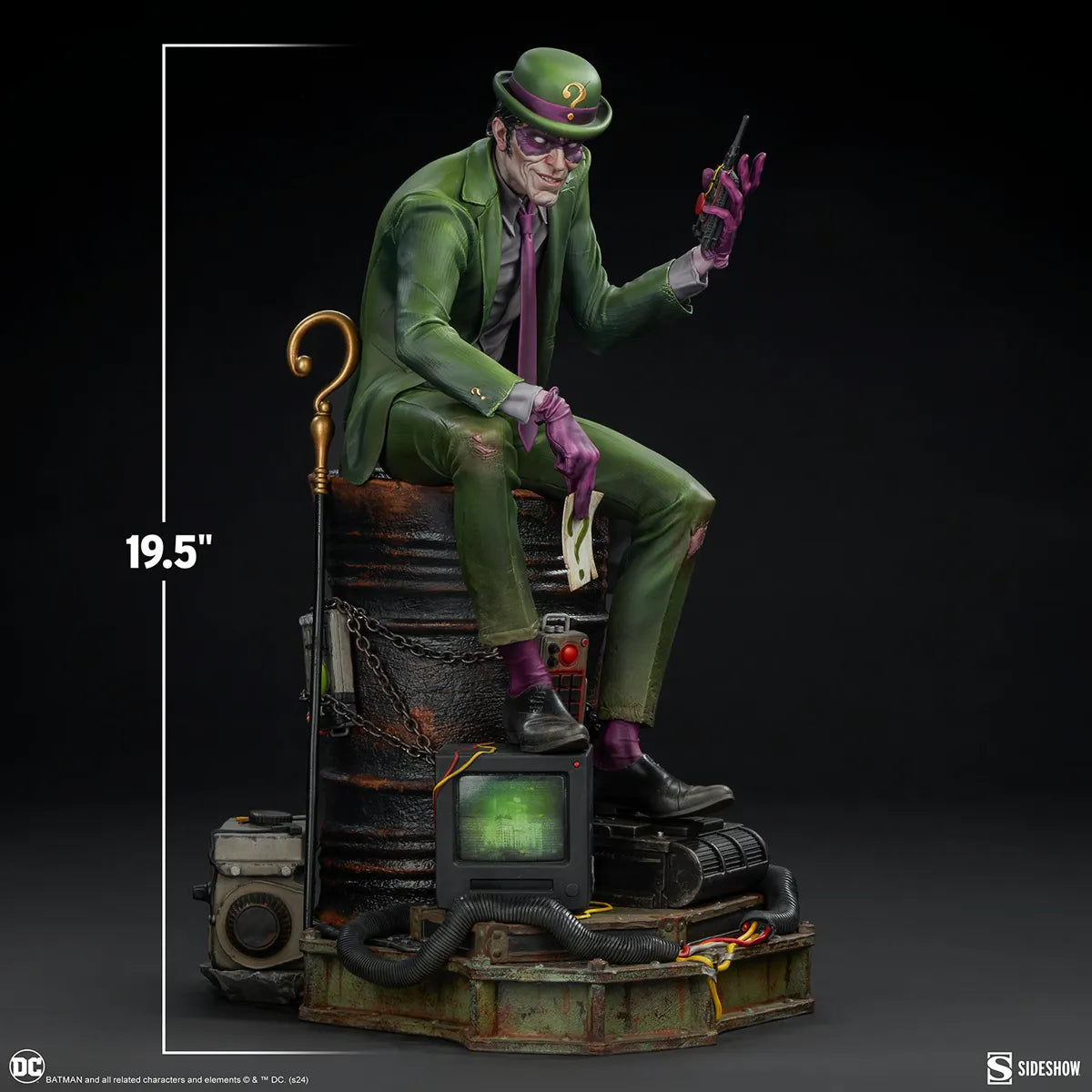 SID300892 DC Comics - Riddler Premium Format Statue - Sideshow Collectibles - Titan Pop Culture