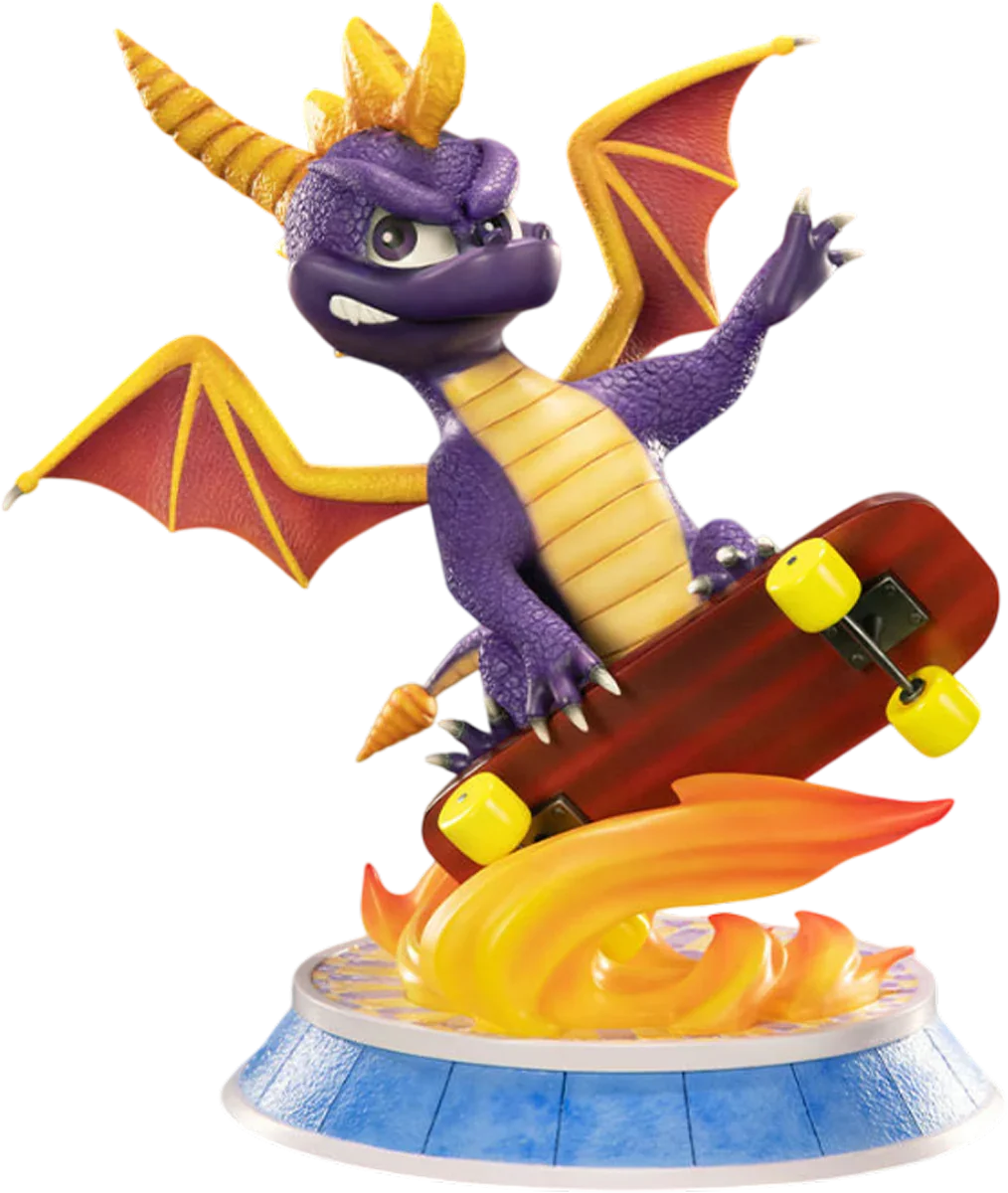Spyro: Year Of The Dragon - Skatebaord Statue