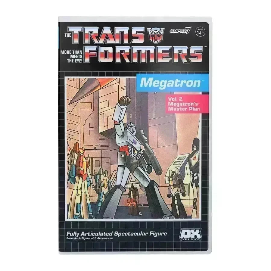 SUPDE-TRAN-08781 Transformers - Megatron (VHS) Deluxe Figure - Super7 - Titan Pop Culture