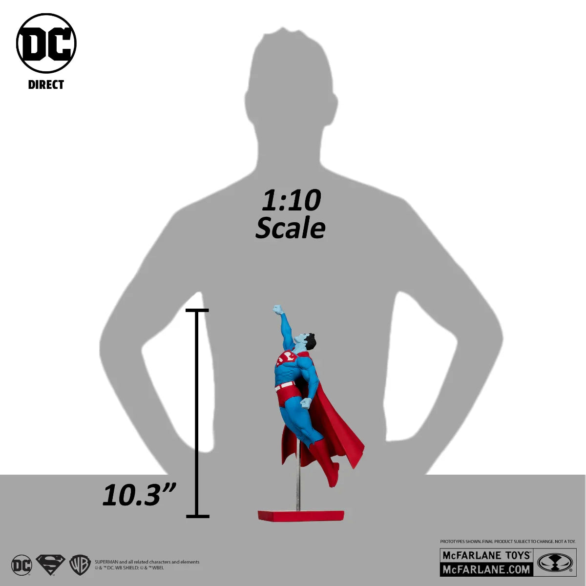 DC Comics - Superman Red & Blue by Gary Frank Resin Statue