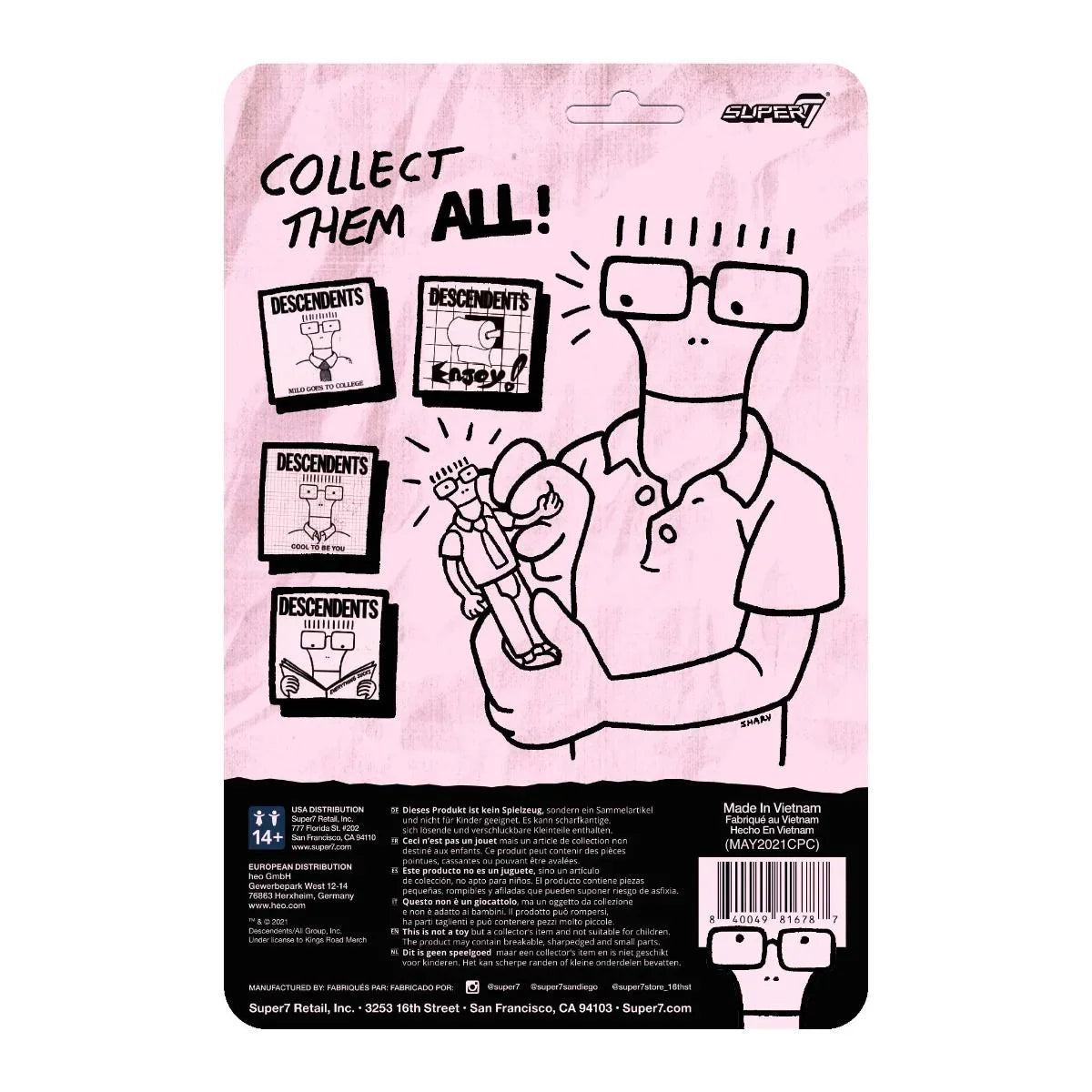 Descendents - Enjoy! Milo ReAction 3.75" Action Figure