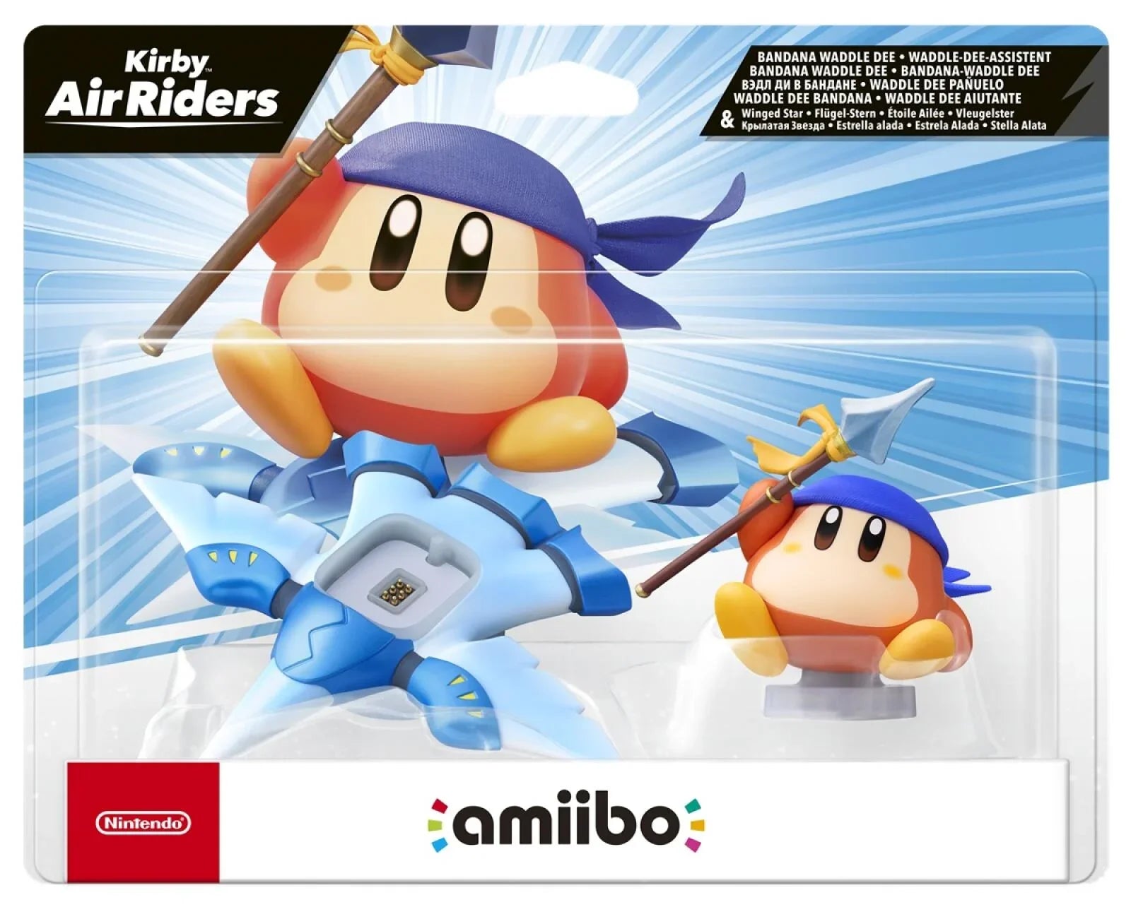 SWI amiibo Kirby Air Riders - Bandana Waddle Dee & Winged Star