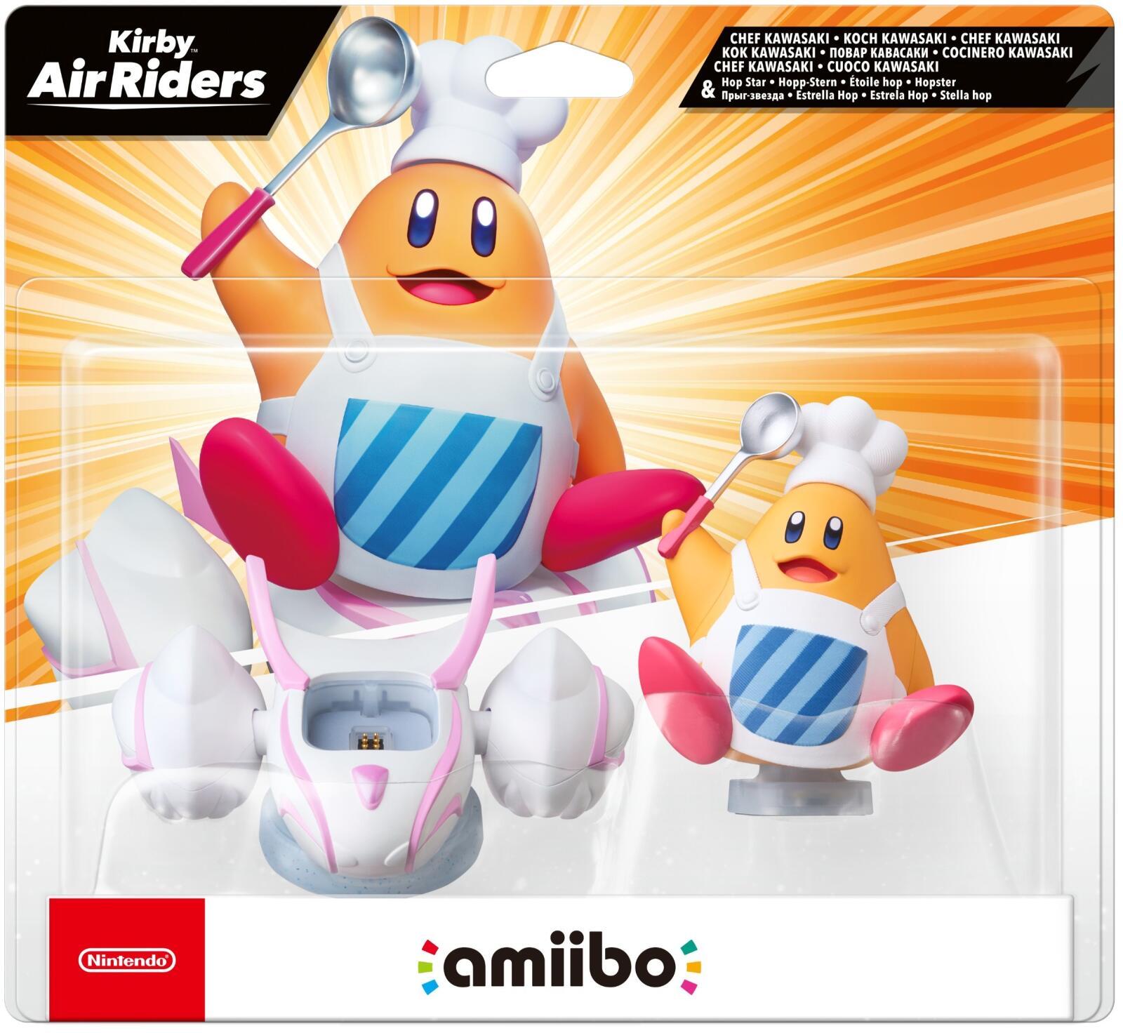 SWI amiibo Kirby Air Riders - Chef Kawasaki & Hop Star
