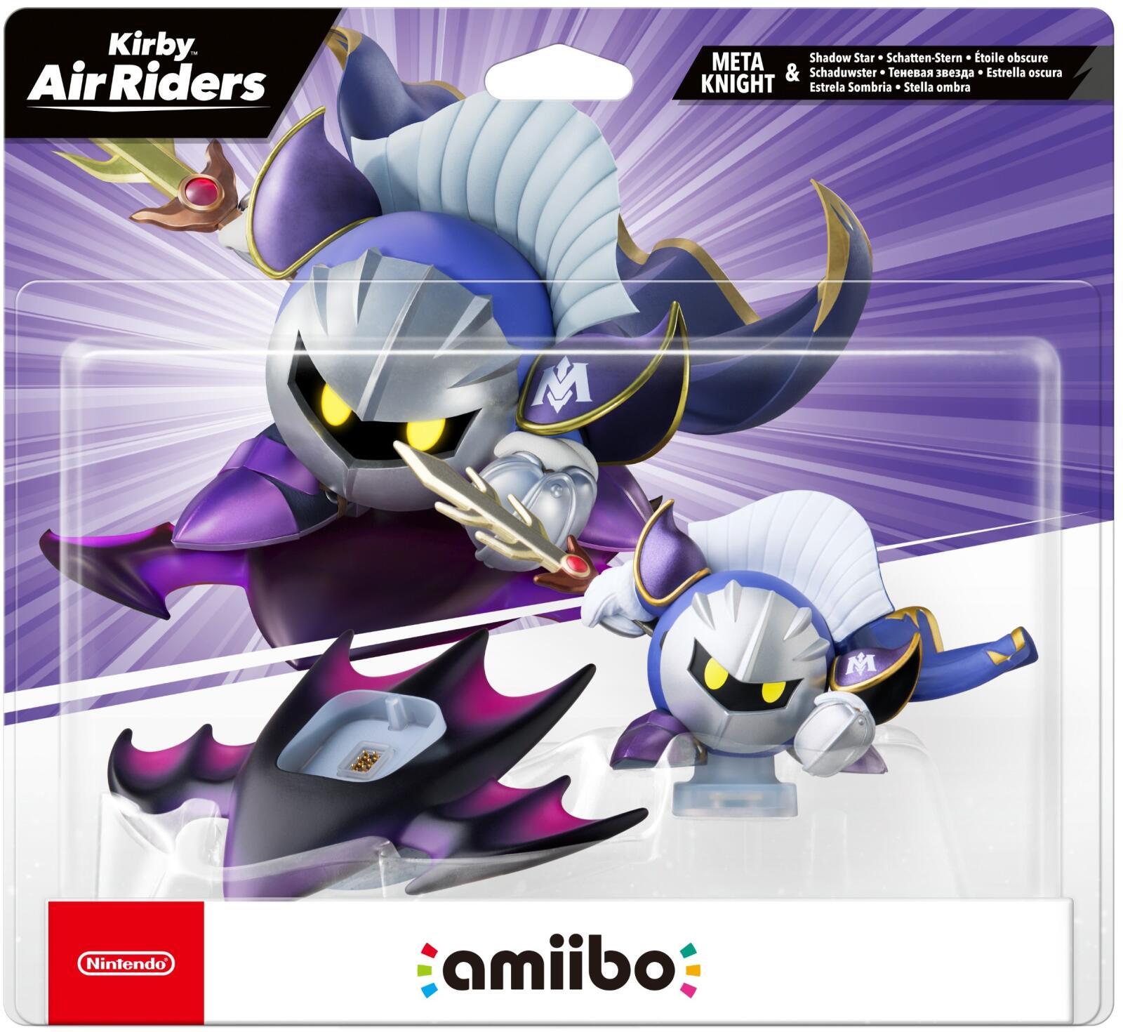 Amiibo de SWI Kirby Air Riders - Meta Knight y Shadow Star