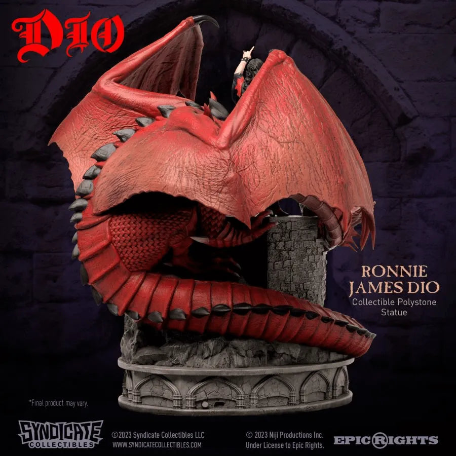 SYN76520C Ronnie James Dio - 1:10 Statue - Syndicate Collectibles - Titan Pop Culture
