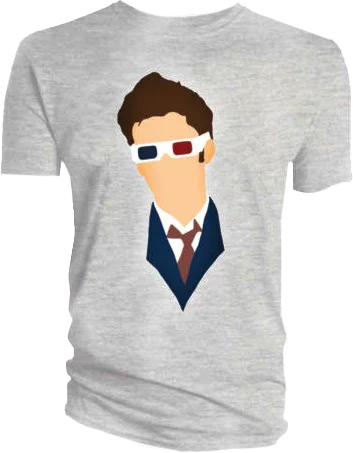 Doctor Who - David Tennant Vector Head T-Shirt M