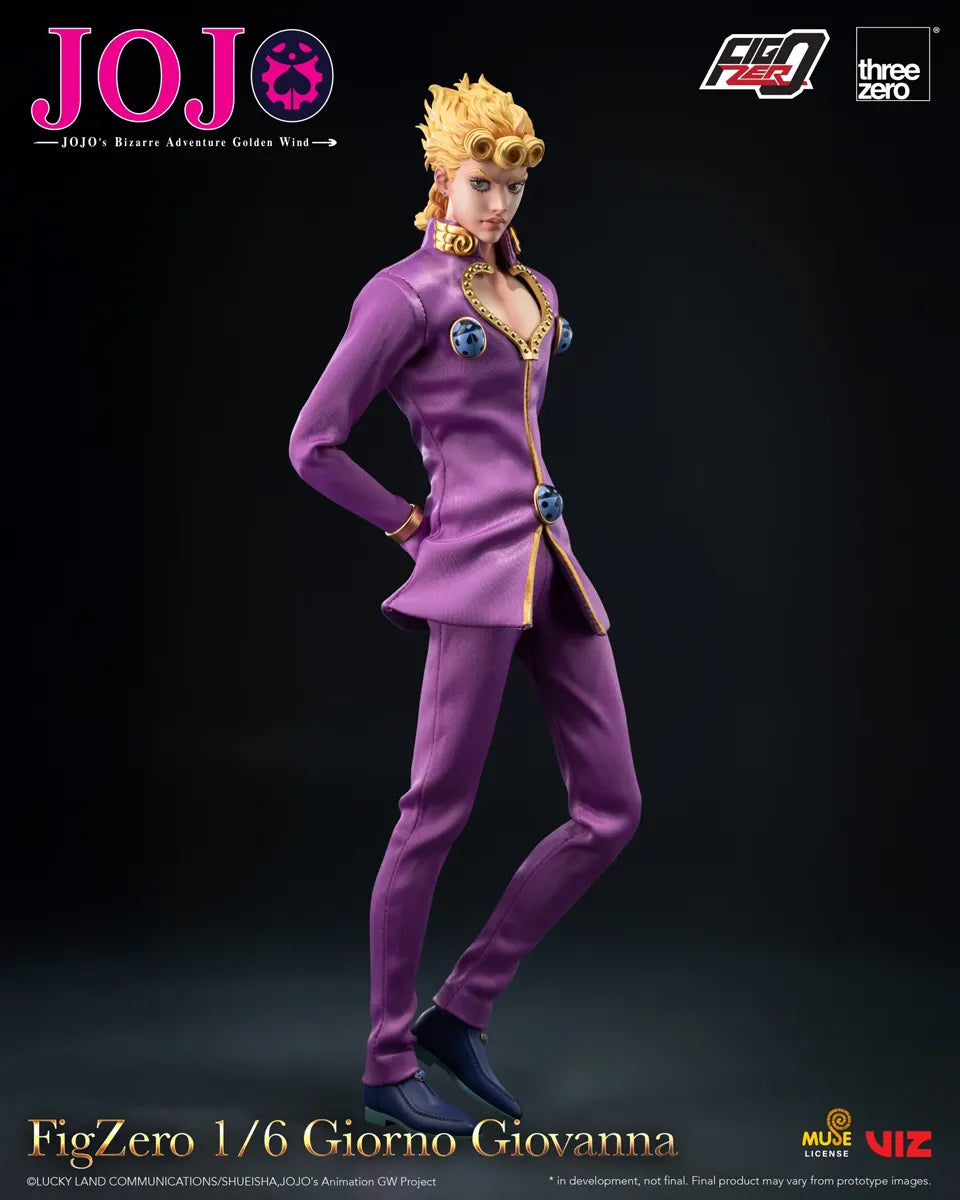 THR3Z06570VO Jojo's Bizarre Adventure - Giorno Giovanna 1:6 Scale Action Figure - Threezero - Titan Pop Culture