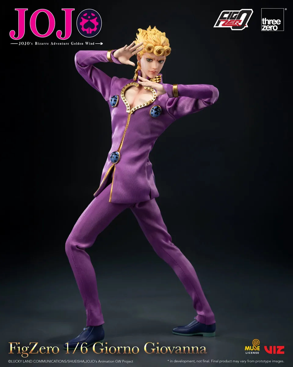 THR3Z06570VO Jojo's Bizarre Adventure - Giorno Giovanna 1:6 Scale Action Figure - Threezero - Titan Pop Culture