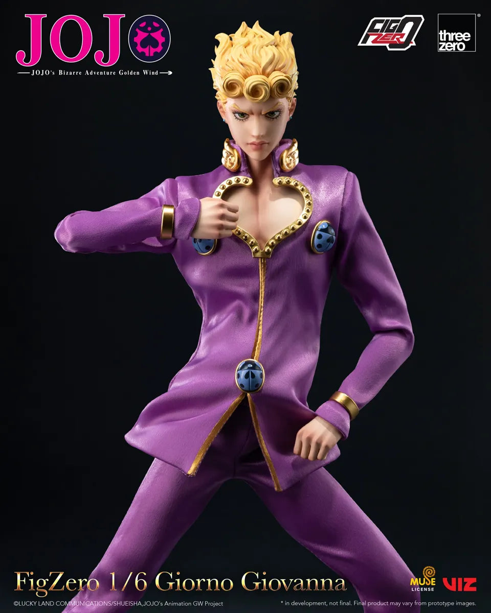 THR3Z06570VO Jojo's Bizarre Adventure - Giorno Giovanna 1:6 Scale Action Figure - Threezero - Titan Pop Culture