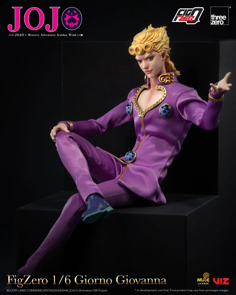 THR3Z06570VO Jojo's Bizarre Adventure - Giorno Giovanna 1:6 Scale Action Figure - Threezero - Titan Pop Culture
