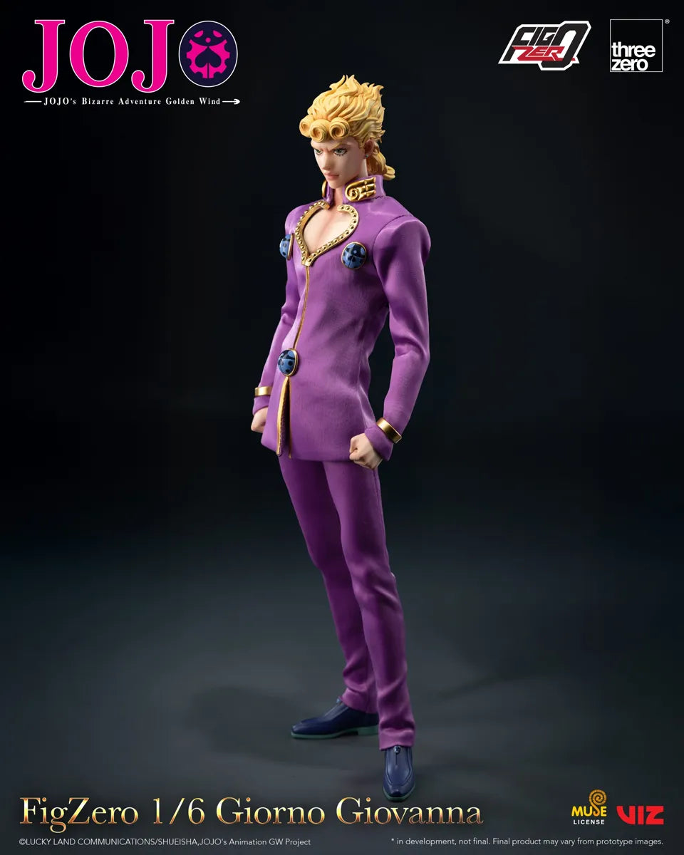 THR3Z06570VO Jojo's Bizarre Adventure - Giorno Giovanna 1:6 Scale Action Figure - Threezero - Titan Pop Culture