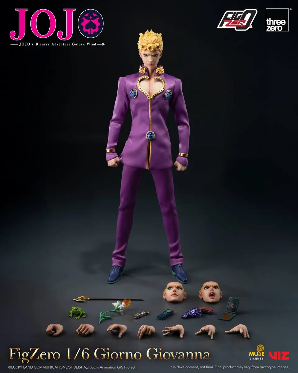 THR3Z06570VO Jojo's Bizarre Adventure - Giorno Giovanna 1:6 Scale Action Figure - Threezero - Titan Pop Culture
