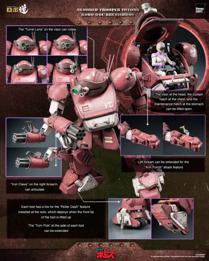 Armored Trooper VOTOMS - ROBO-DOU Brutishdog Figure