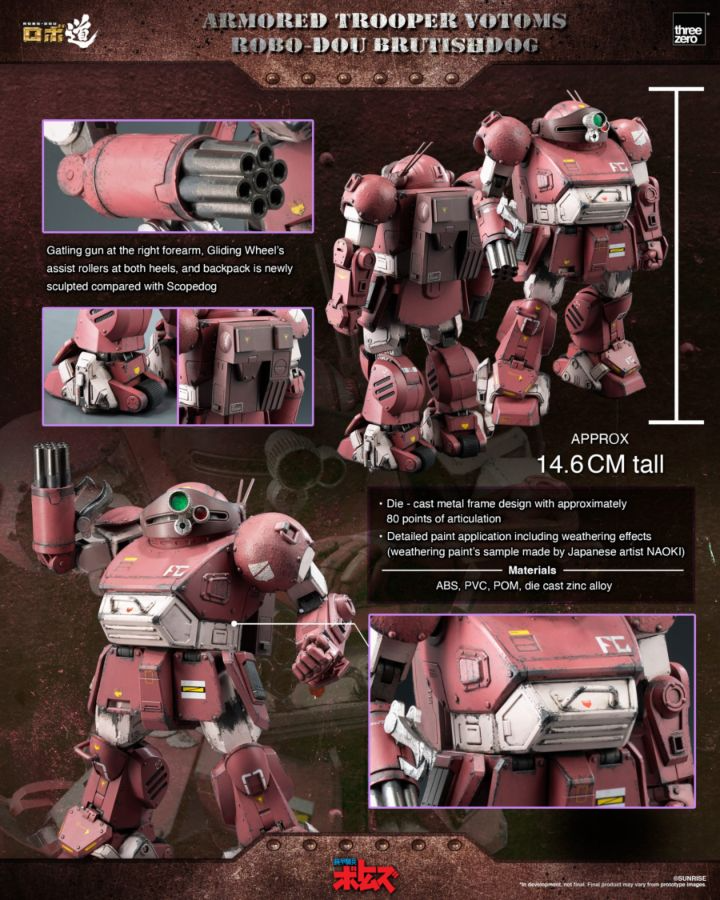 Armored Trooper VOTOMS - ROBO-DOU Brutishdog Figure
