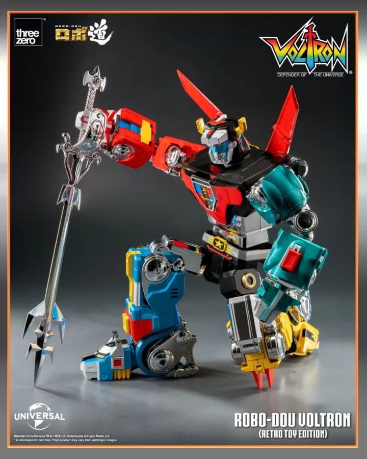 THR3Z0947 Robo Dou - Voltron Retro Toy Edition Figure - Threezero - Titan Pop Culture
