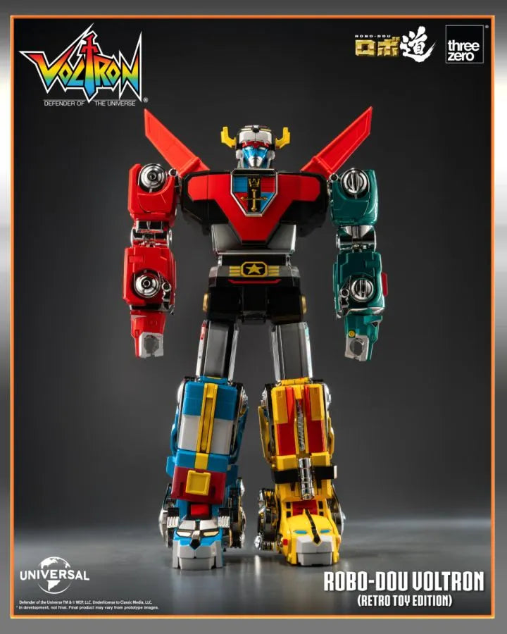 THR3Z0947 Robo Dou - Voltron Retro Toy Edition Figure - Threezero - Titan Pop Culture