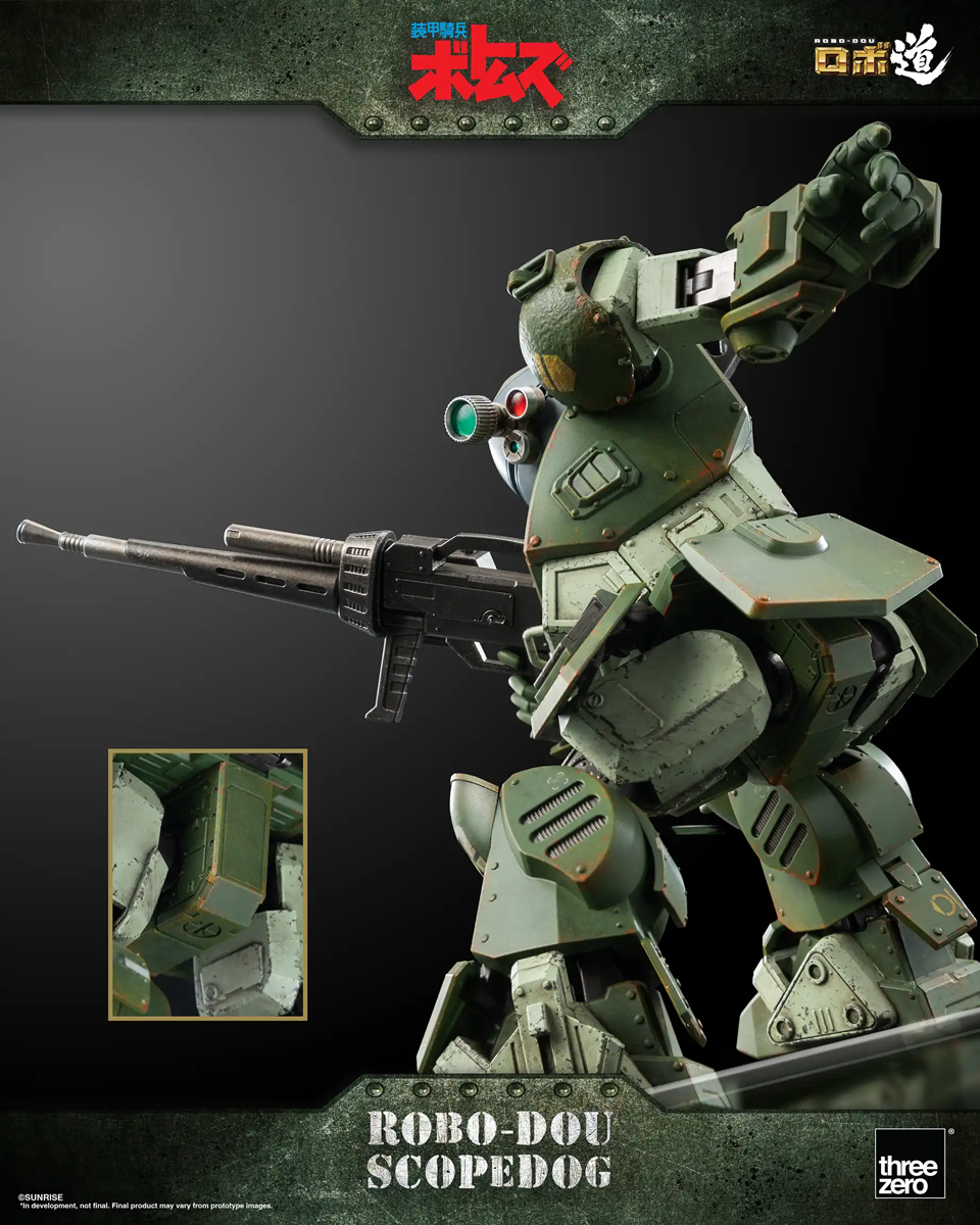 Armored Trooper VOTOMS - Scopedog Version 1.5 1:12 Scale Action Figure