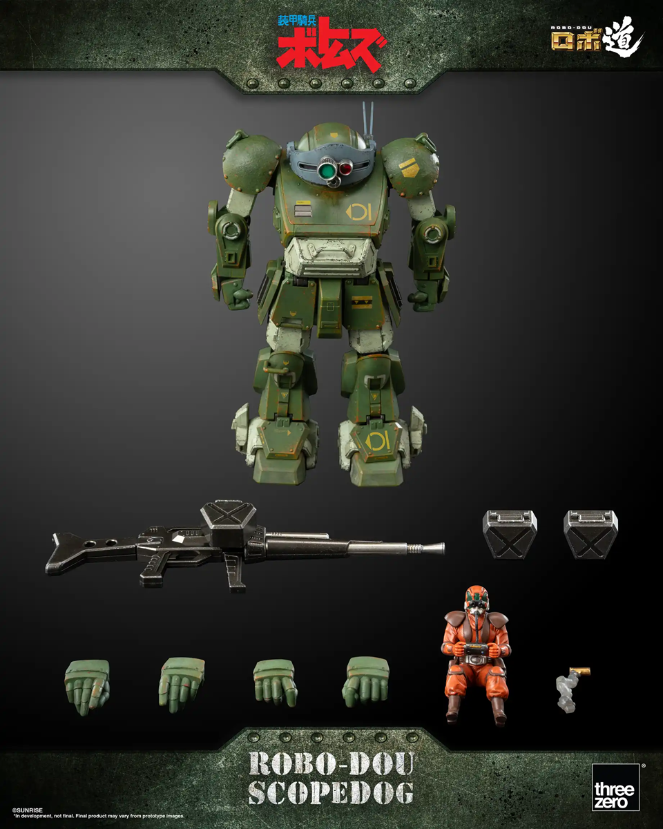 Armored Trooper VOTOMS - Scopedog Version 1.5 1:12 Scale Action Figure