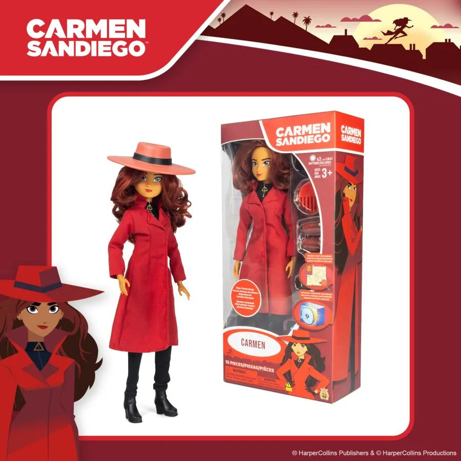 TLSFD12CSCAR01 Carmen Sandiego - Carmen Sandiego Classic 12" Fashion Doll - The Loyal Subjects - Titan Pop Culture