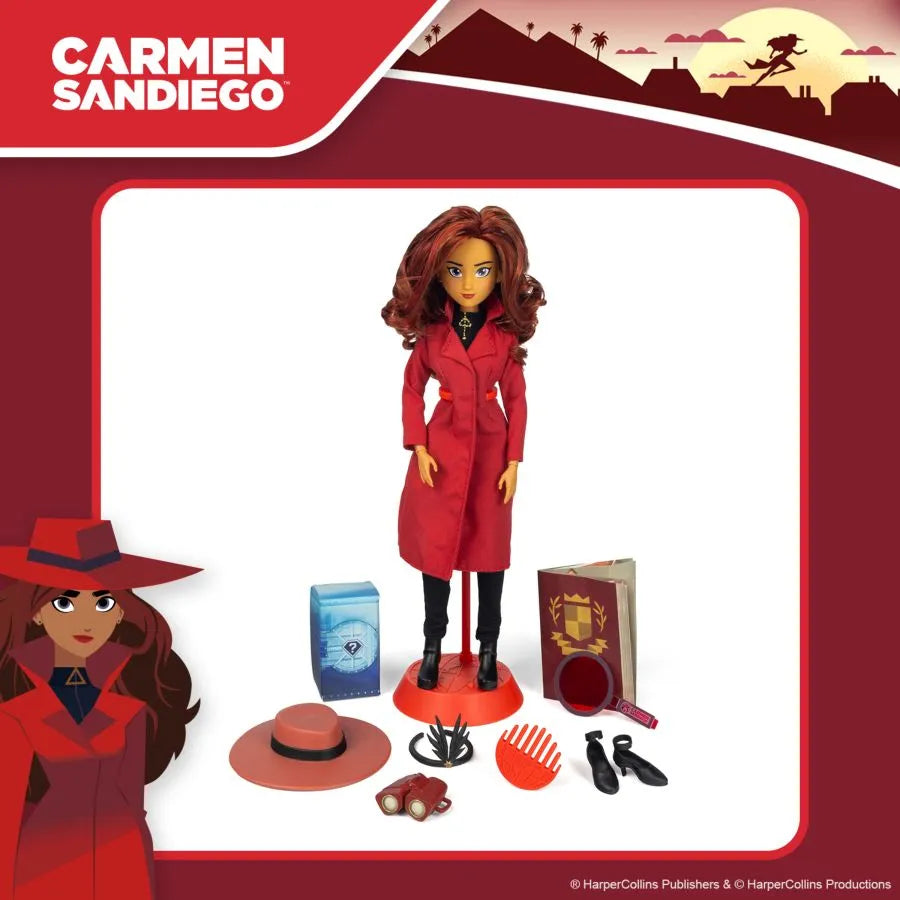 TLSFD12CSCAR01 Carmen Sandiego - Carmen Sandiego Classic 12" Fashion Doll - The Loyal Subjects - Titan Pop Culture