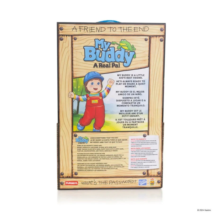 TLSPLSH18MBBRN01 My Buddy - My Buddy in Red Overalls Plush Doll - The Loyal Subjects - Titan Pop Culture