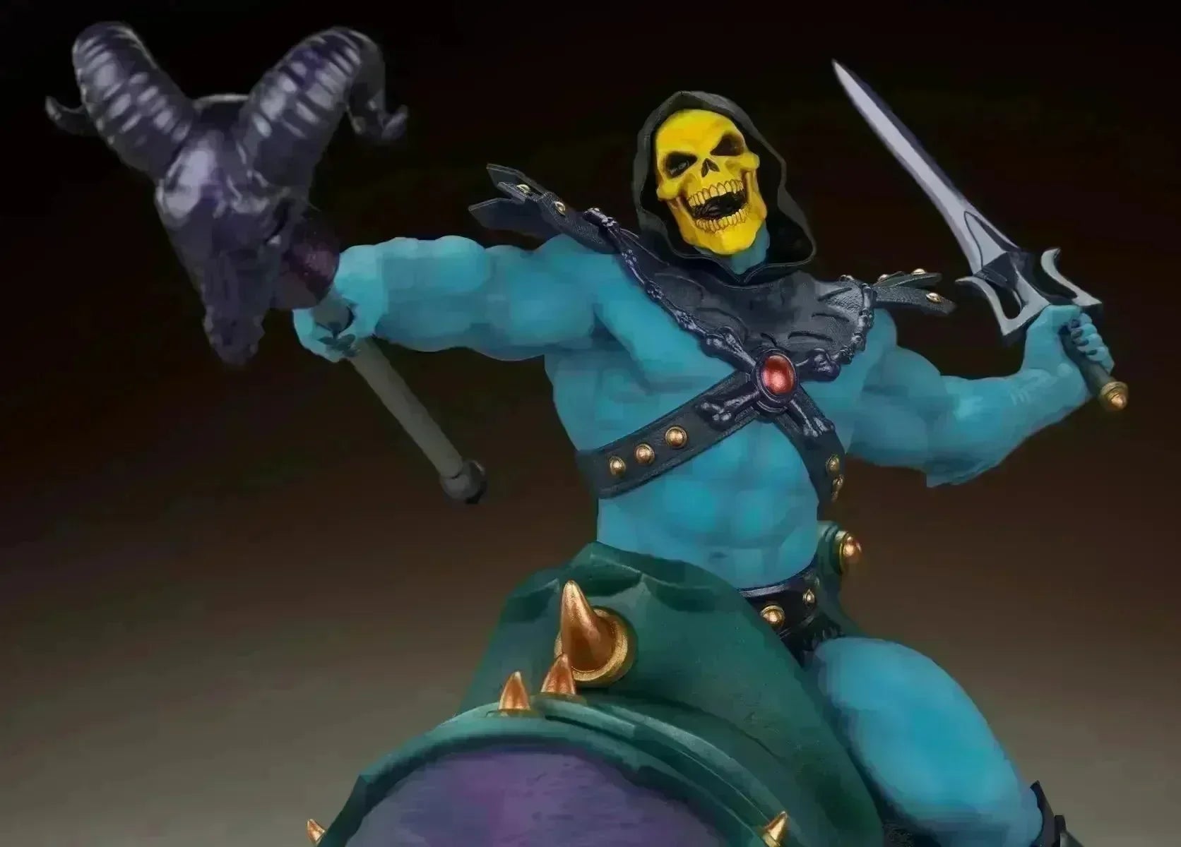 TWE904181 Masters of the Universe - Skeletor & Panthor Deluxe 1:6 Scale Maquette - Tweeterhead - Titan Pop Culture