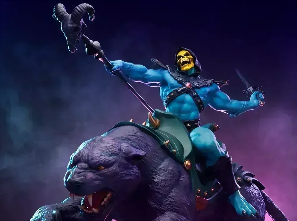 TWE904181 Masters of the Universe - Skeletor & Panthor Deluxe 1:6 Scale Maquette - Tweeterhead - Titan Pop Culture