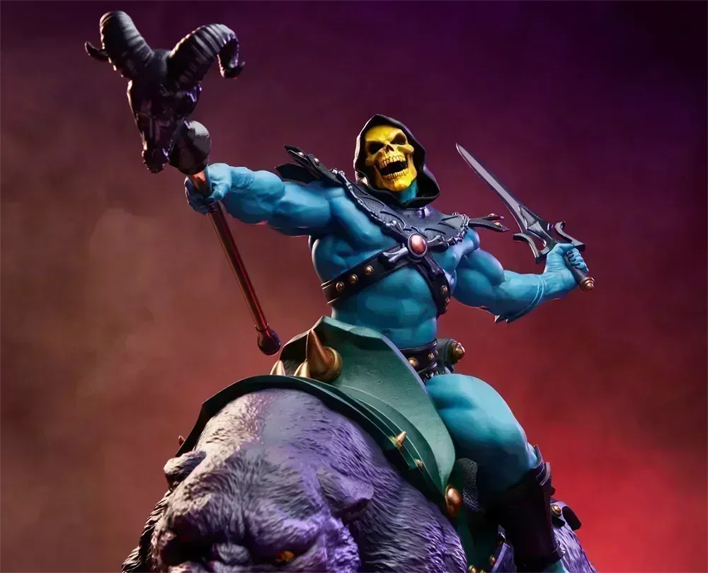TWE904181 Masters of the Universe - Skeletor & Panthor Deluxe 1:6 Scale Maquette - Tweeterhead - Titan Pop Culture