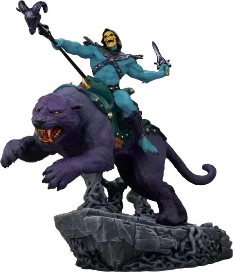 TWE904181 Masters of the Universe - Skeletor & Panthor Deluxe 1:6 Scale Maquette - Tweeterhead - Titan Pop Culture