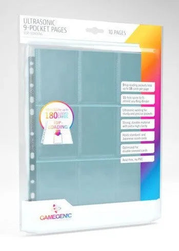 Gamegenic Ultrasonic 9 Pocket Pages Toploading 10Pcs Pack